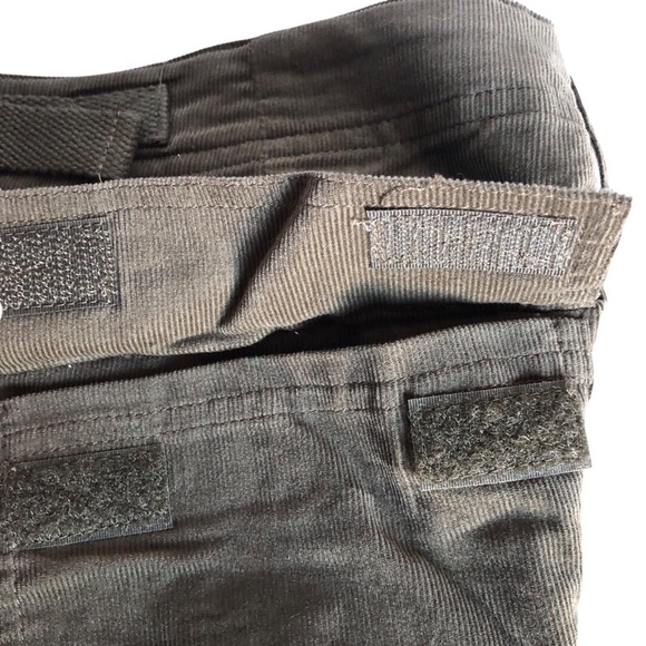 Sanctuary Corduroy Cargo Pants Green NWT - Picture 11 of 15